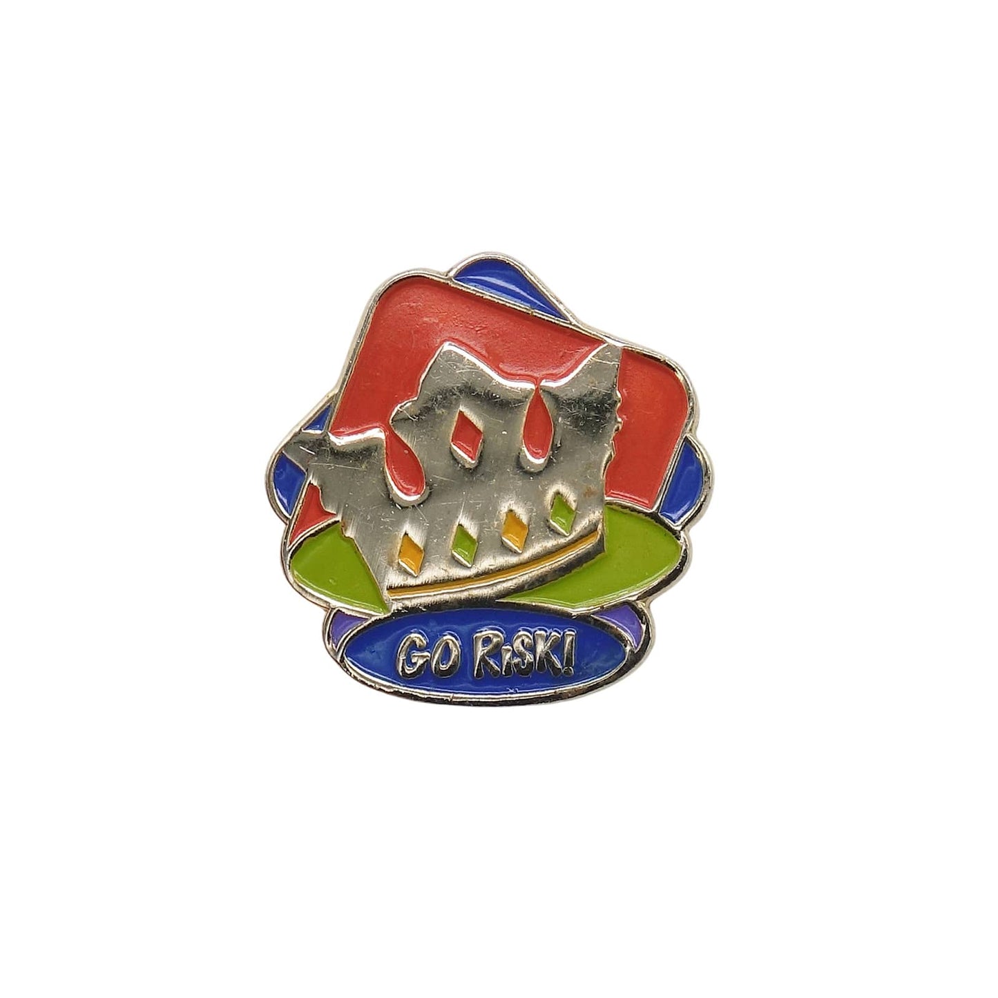 GO RISK ! 王冠 ピンズ