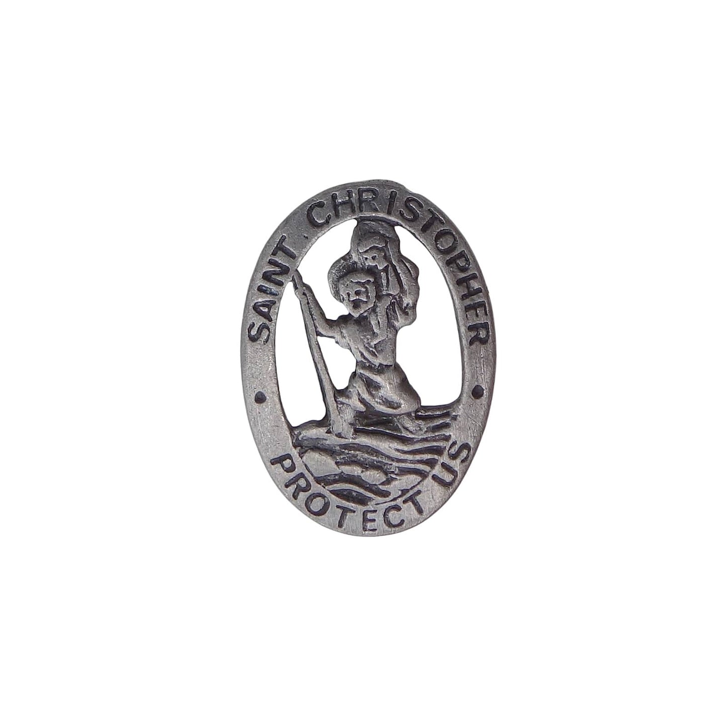 SAINT CHRISTOPHER 聖クリストファー PROTECT US ピンズ CAMCO