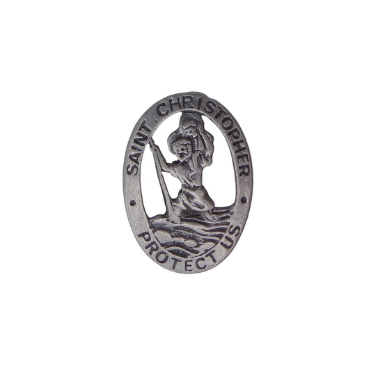 SAINT CHRISTOPHER 聖クリストファー PROTECT US ピンズ CAMCO