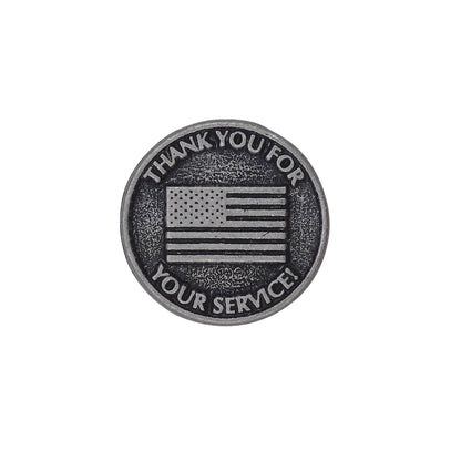 CTA 星条旗 THANK YOU FOR YOUR SERVICE! ピンズ 退役軍人
