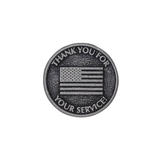 CTA 星条旗 THANK YOU FOR YOUR SERVICE! ピンズ 退役軍人