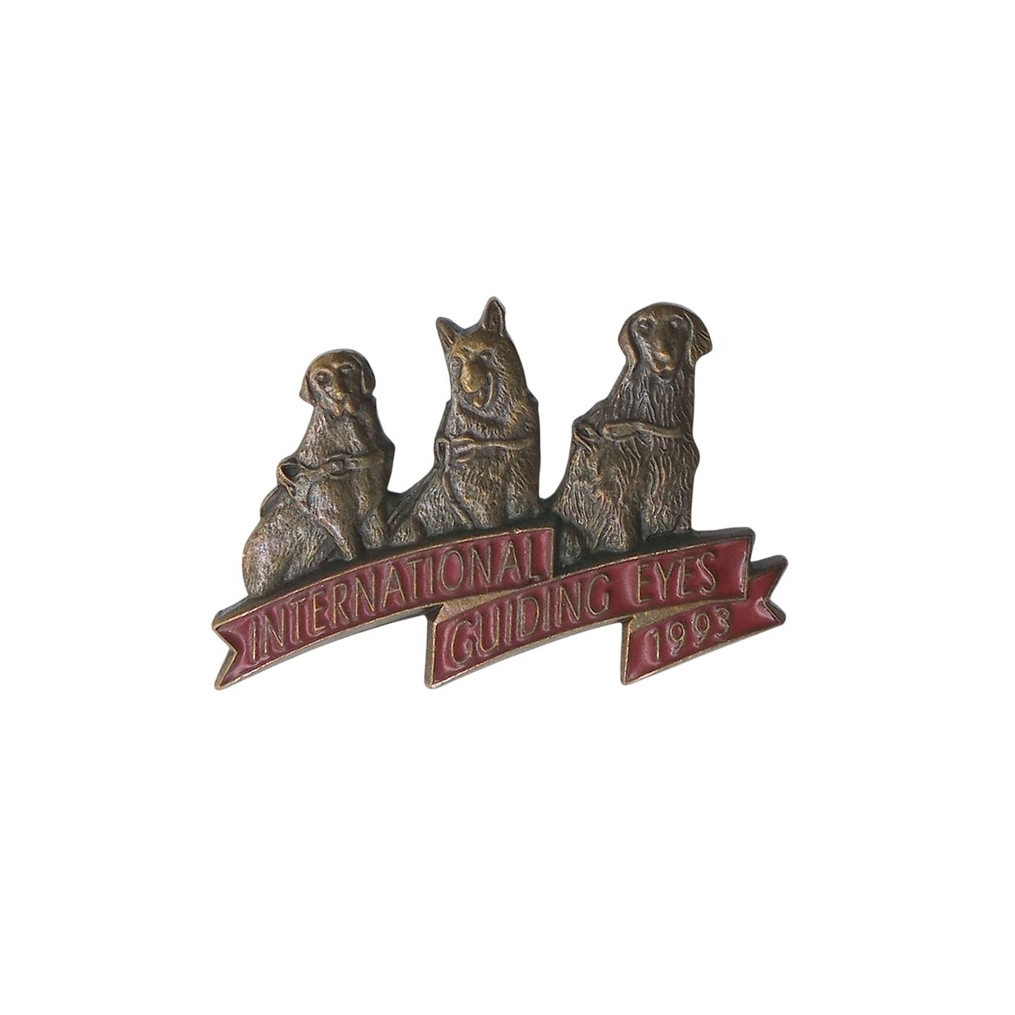 1993年 INTERNATIONAL GUIDING EYES ピンズ 盲導犬