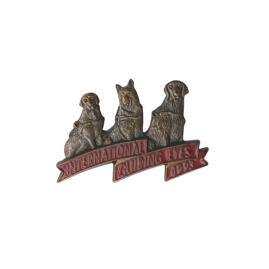 1993年 INTERNATIONAL GUIDING EYES ピンズ 盲導犬
