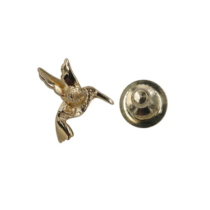 ハチドリ 鳥 ピンズ 金色 ハミングバード スミソニアン博物館