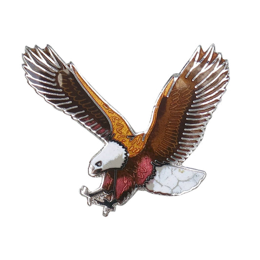 白頭鷲 イーグル 鳥 ピンズ バイカー