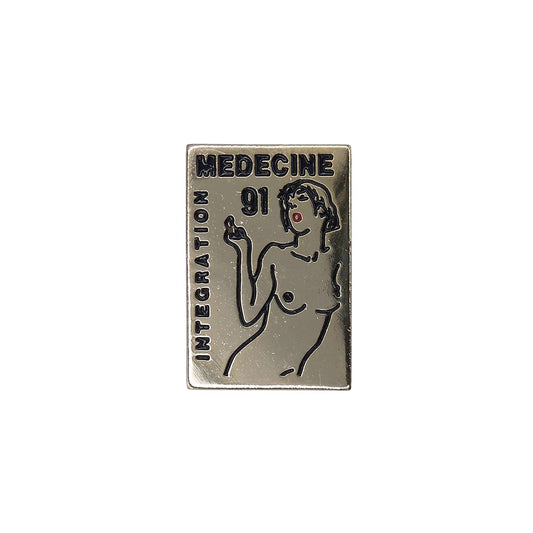 MEDECINE INTEGRATION ピンズ 裸の女性 1991年