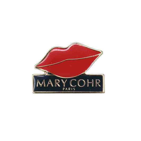 エステティックブランド MARY COHR マリコール 赤い唇 ピンズ
