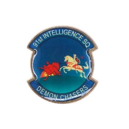 91st INTELLIGENCE SQ アメリカ空軍 第91情報中隊 ピンズ ミリタリー デーモン