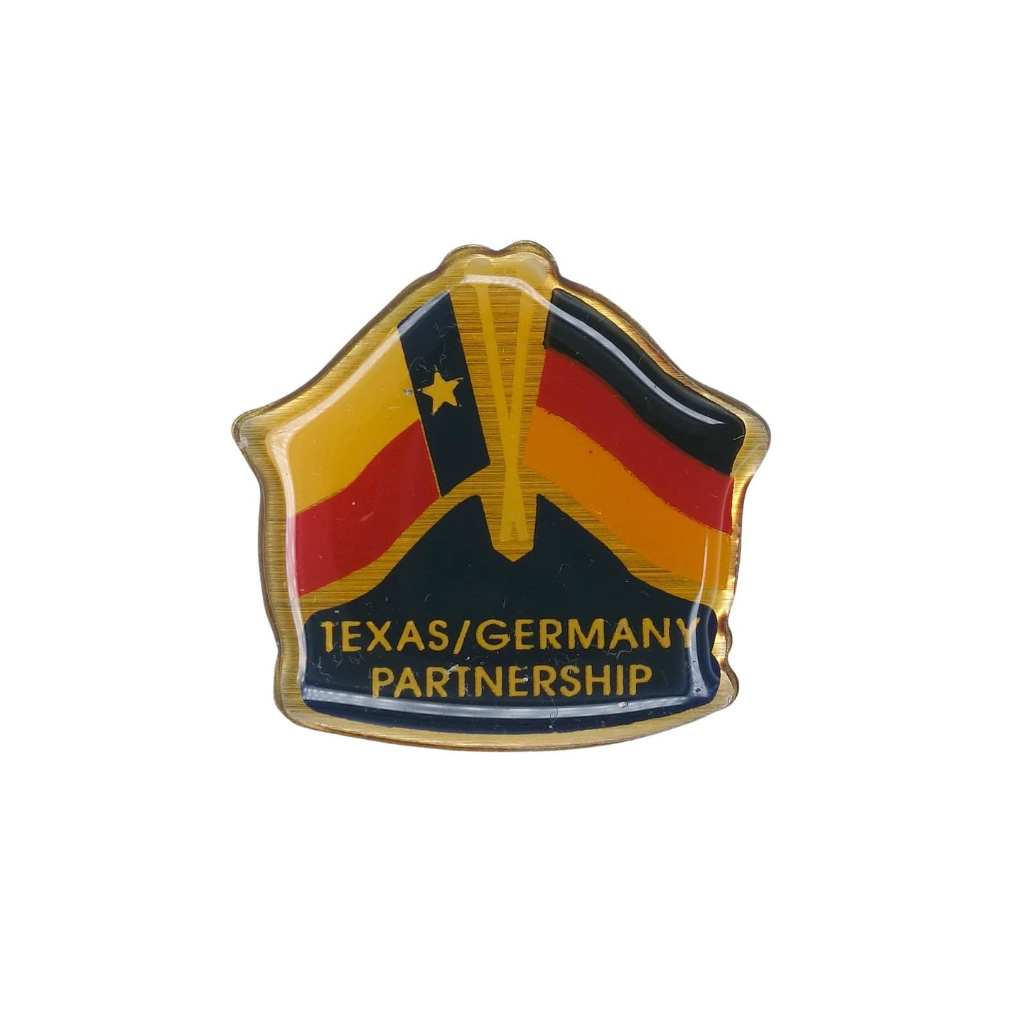 テキサス州旗×ドイツ国旗 ピンズ TEXAS/GERMANY PARTNERSHIP