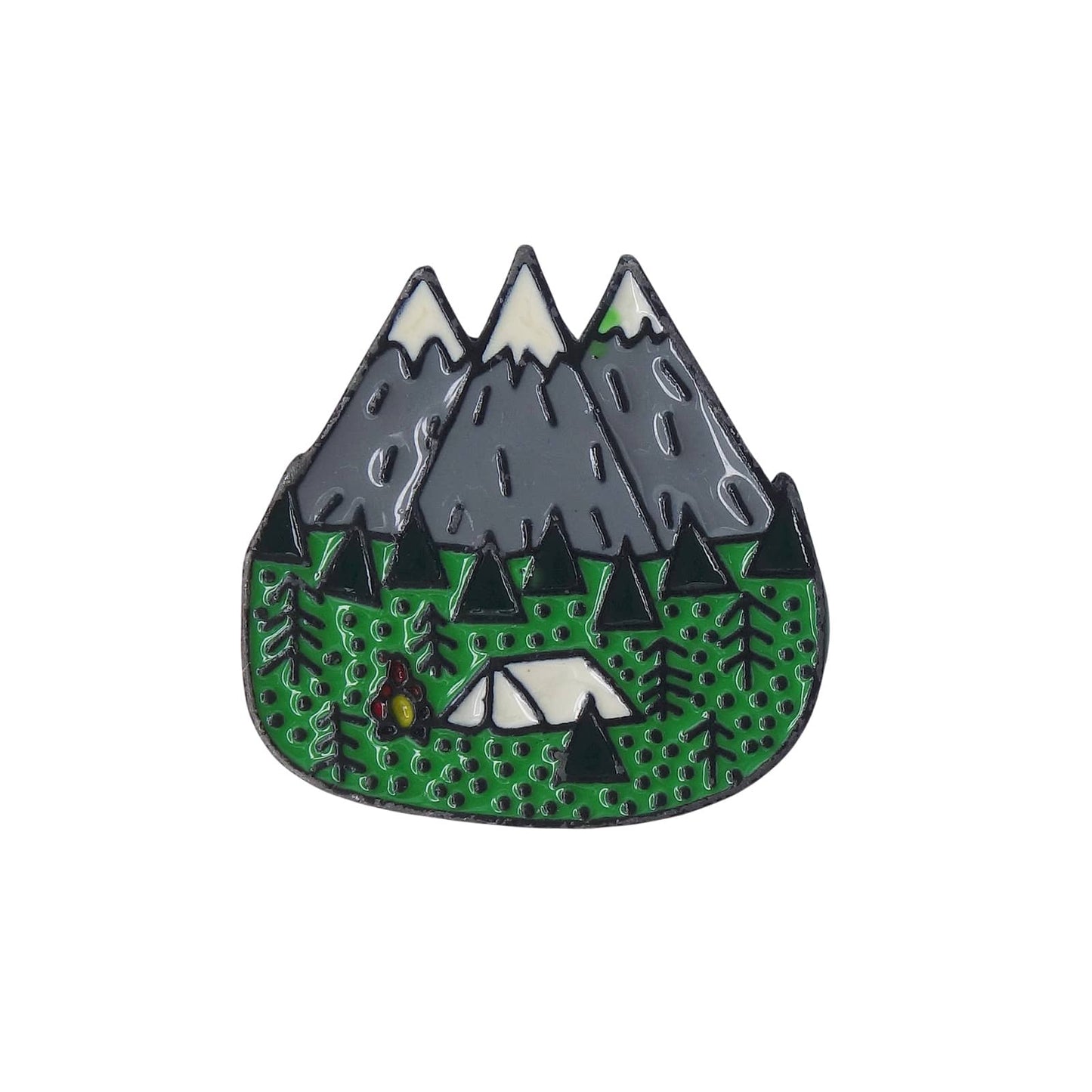山 キャンプ ピンズ