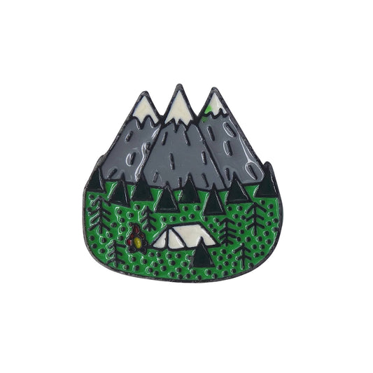 山 キャンプ ピンズ
