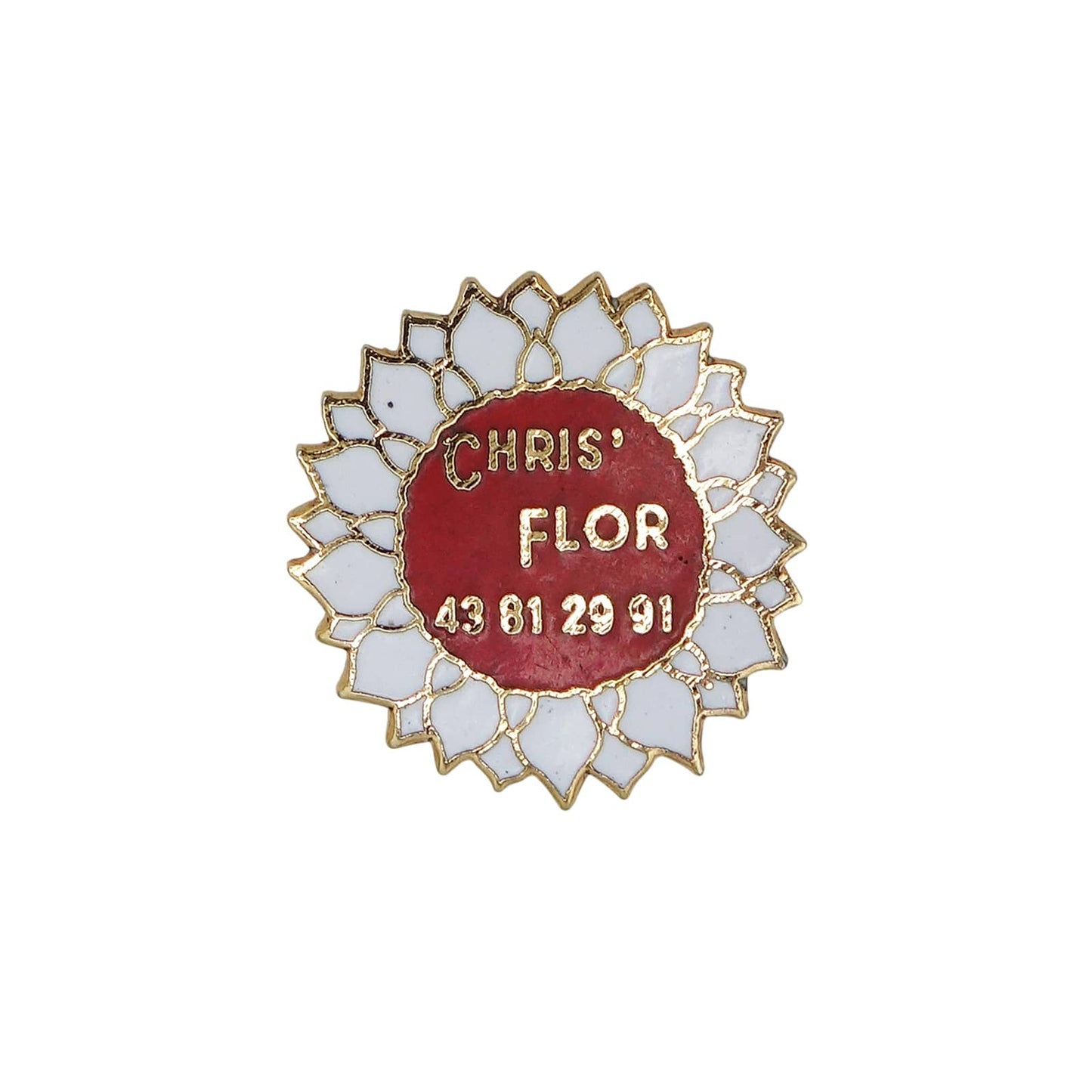 CHRIS' FLOR 花 ピンズ