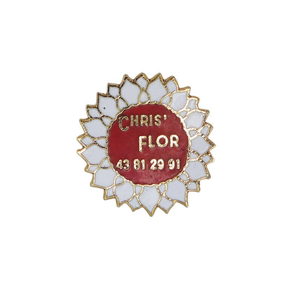 CHRIS' FLOR 花 ピンズ