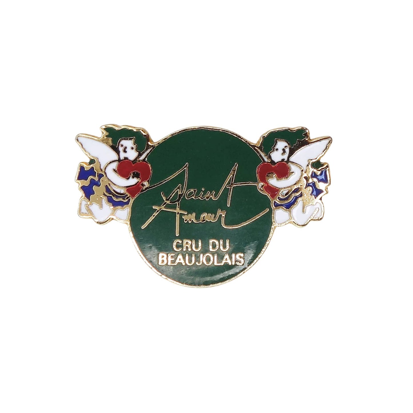 Saint Amour CRU DU BEAUJOLAIS ボージョレ ワイン ピンズ 酒 ハートを抱えた天使
