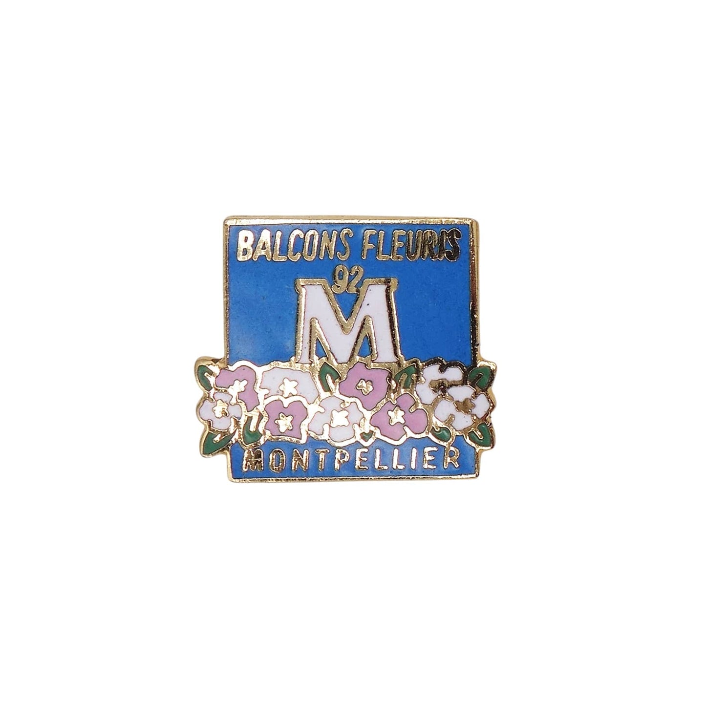 BALCONS FLEURIS 92 MONTPELLIER ガーデンコンテスト 花 ピンズ