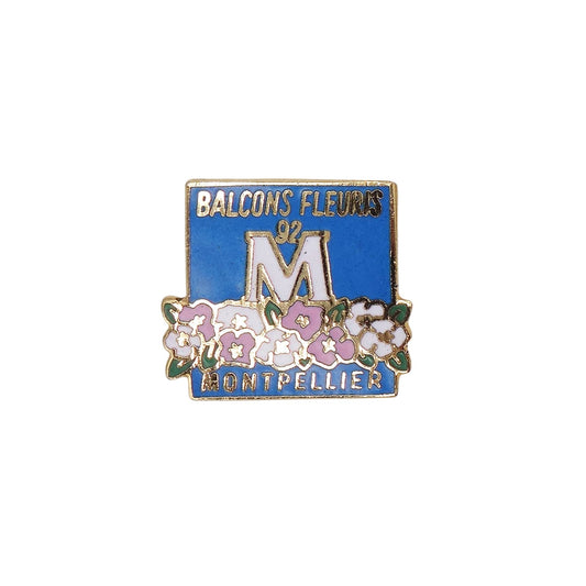 BALCONS FLEURIS 92 MONTPELLIER ガーデンコンテスト 花 ピンズ