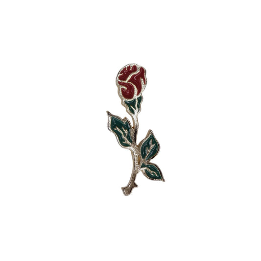 一輪の薔薇 花 ピンズ フラワー