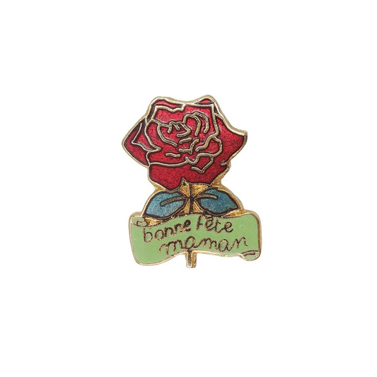 薔薇 ピンズ 母の日 bonne fete maman