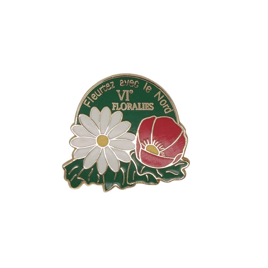 Fleurtez avec le Nord VI FLORALIES 花の博覧会 ピンズ