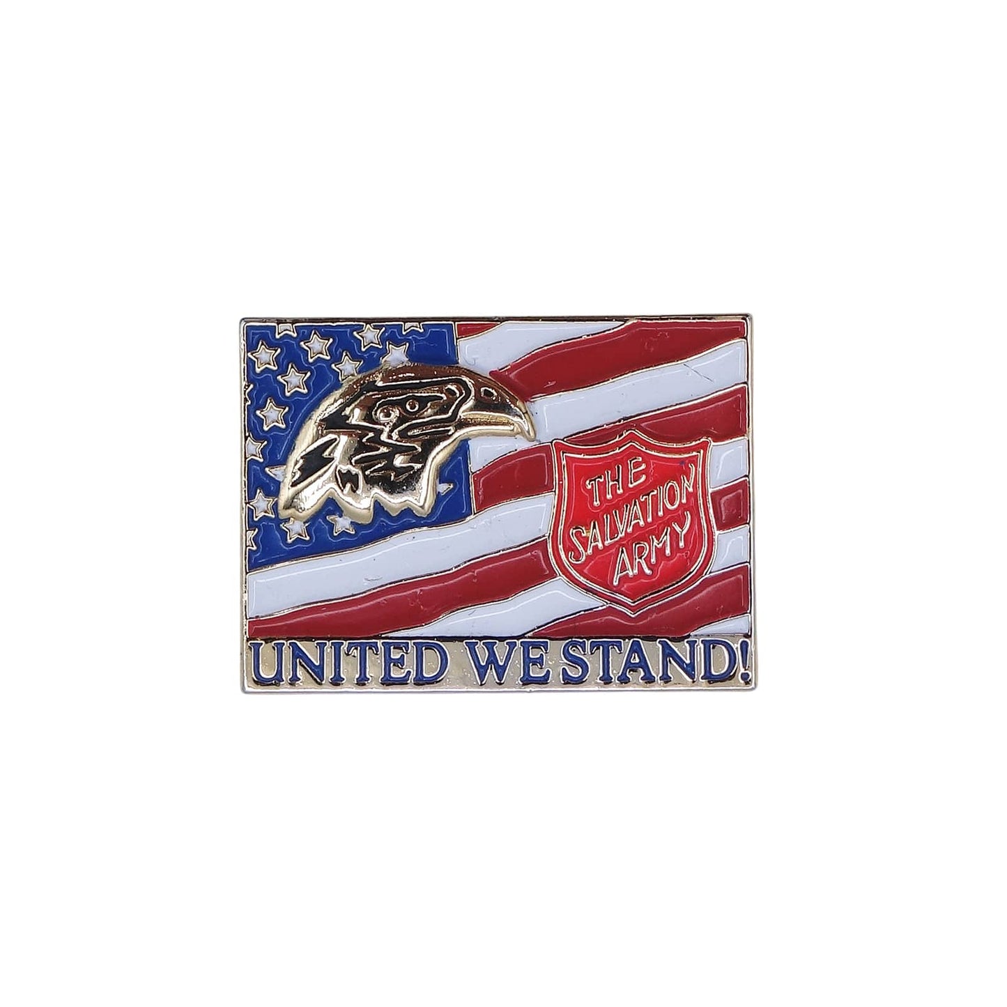 THE SALVATION ARMY ピンズ 星条旗 ハクトウワシ UNITED WE STAND!