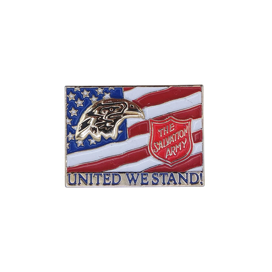 THE SALVATION ARMY ピンズ 星条旗 ハクトウワシ UNITED WE STAND!