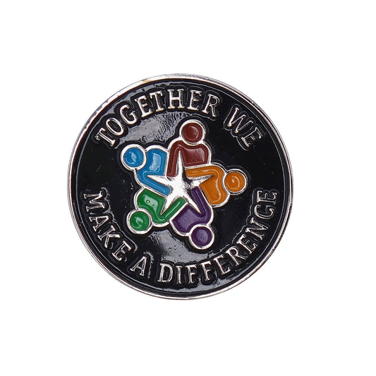 TOGETHER WE MAKE A DIFFERENCE ピンズ ピンバッチ