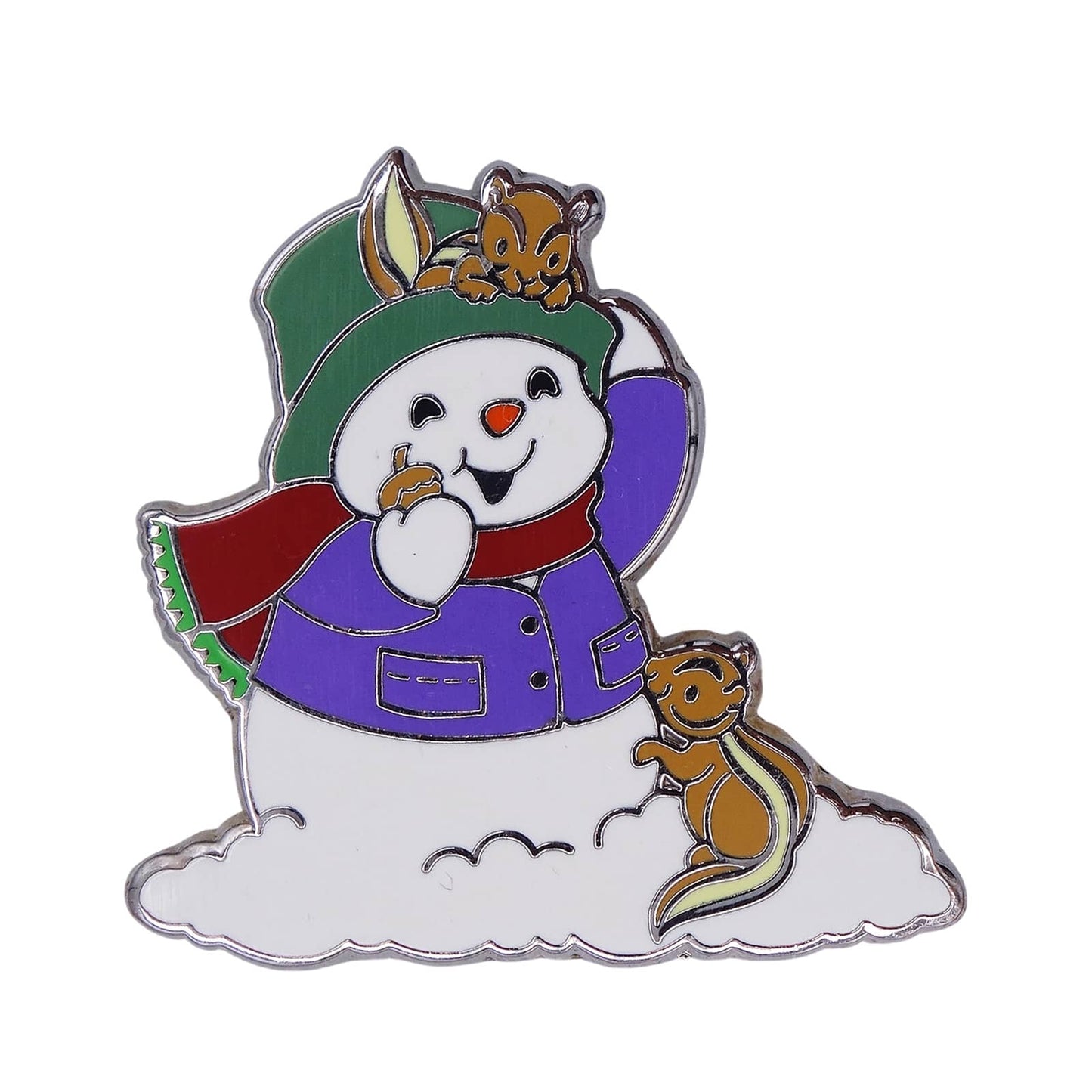 HALLMARK リスと雪だるま ピンズ ホールマーク