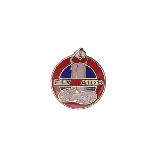 FLY AIDS ハエの止まった男性器 アダルトジョーク ピンズ