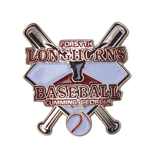 FORSYTH LONGHORNS ユース野球チーム ピンズ
