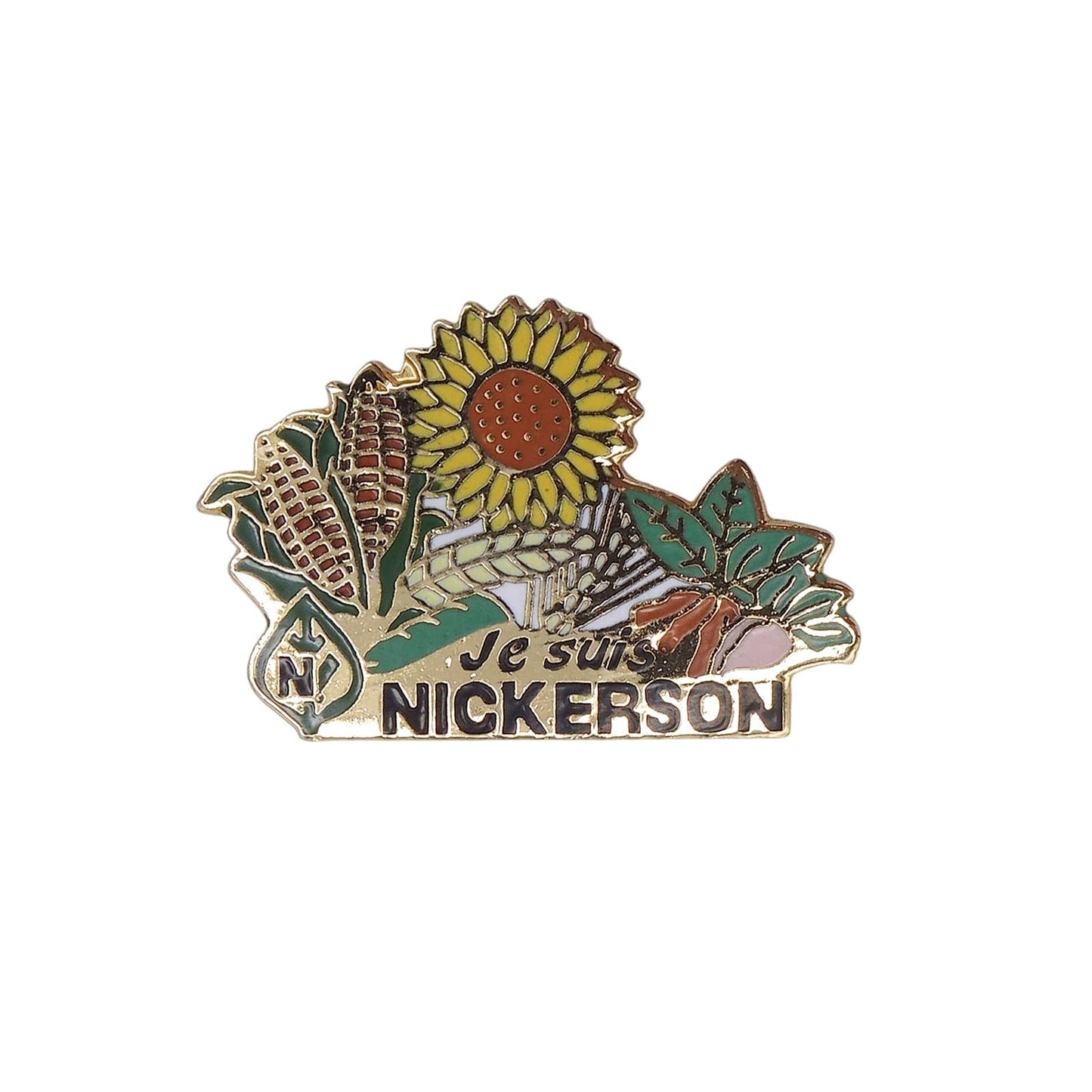 Je suis NICKERSON 農作物 ピンズ