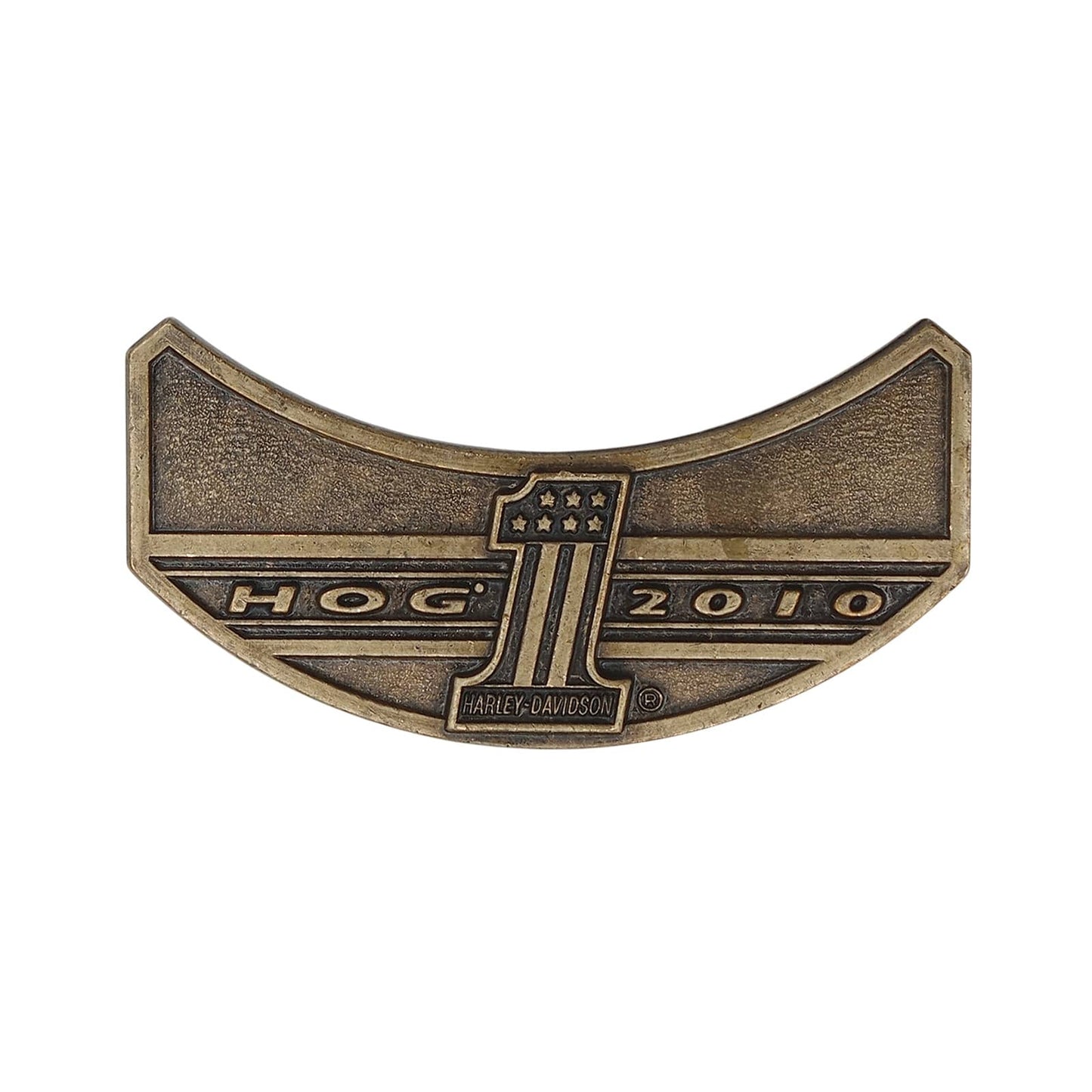 HARLEY OWNERS GROUP 2010 バイカー ピンズ 数字1 HOG ハーレーダビッドソン