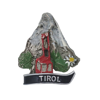 TIROL オーストリア チロル州 ロープウェイ 雪山 エーデルワイス ピンズ ビンテージ