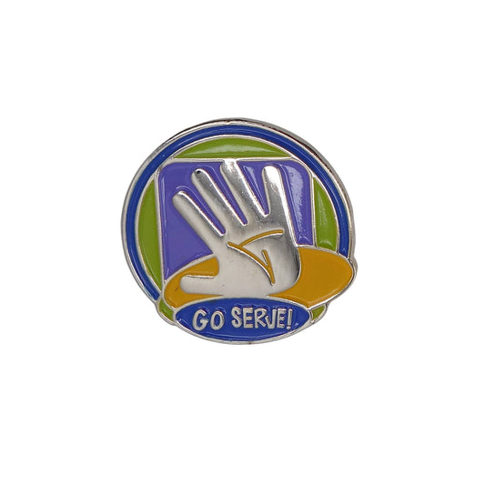 GO SERVE! 手のひら ピンズ