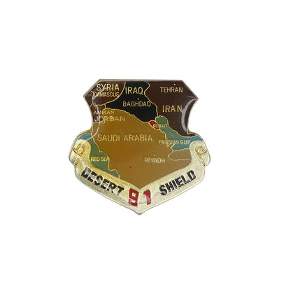 湾岸戦争 DESERT SHIELD 砂漠の盾作戦 ピンズ ピンバッチ