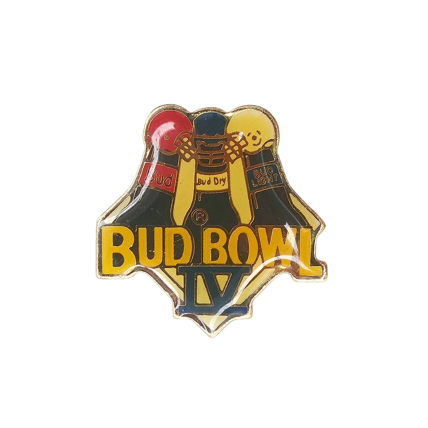Bud Bowl IV バドワイザー スーパーボウル広告キャンペーン ピンズ Budweiser ピンバッチ 90's レトロ