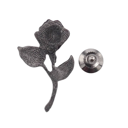 一輪の薔薇 ピンズ 花