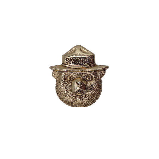 SMOKEY BEAR スモーキーベア ピンズ 金色 ピンバッチ