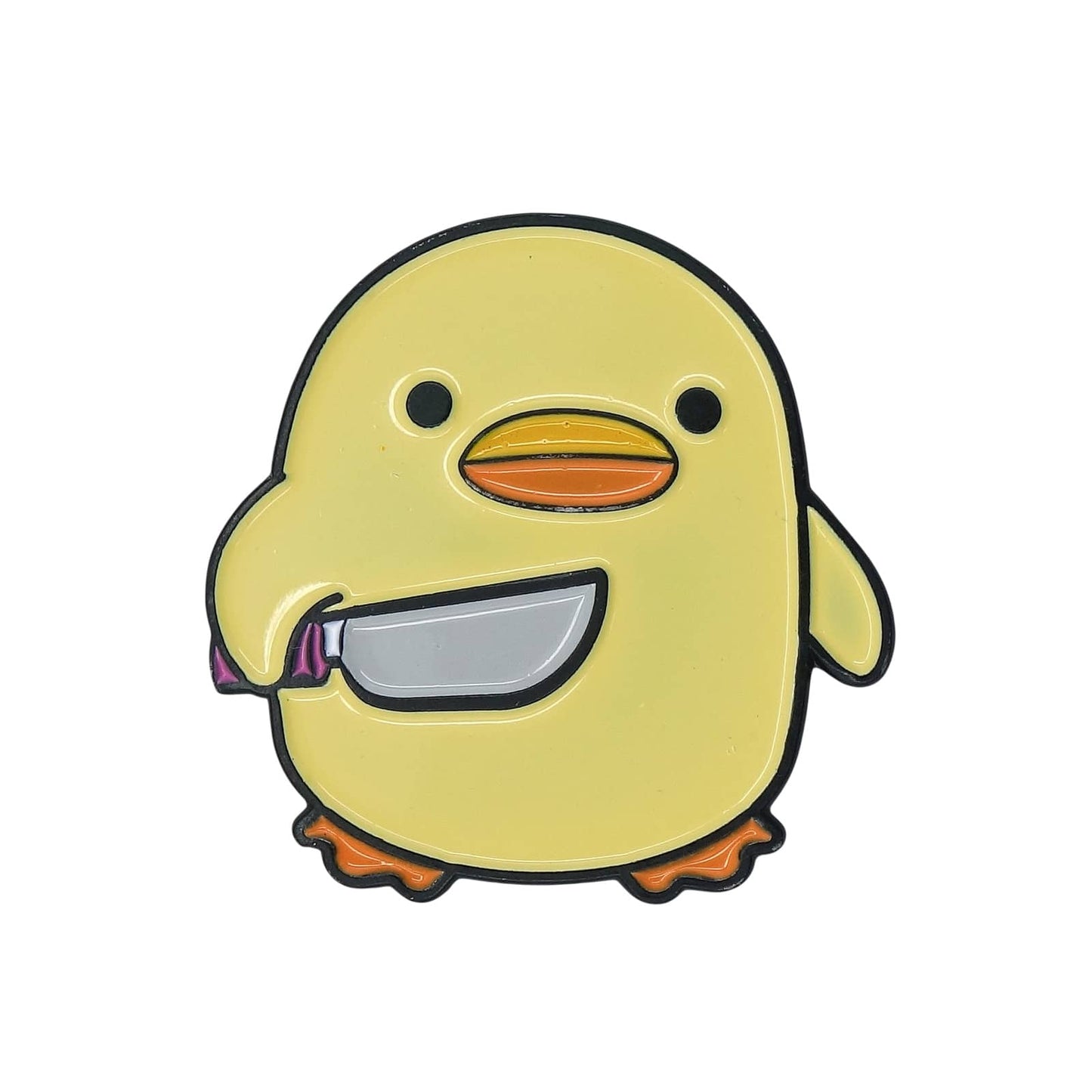 ナイフを持ったヒヨコ ピンズ