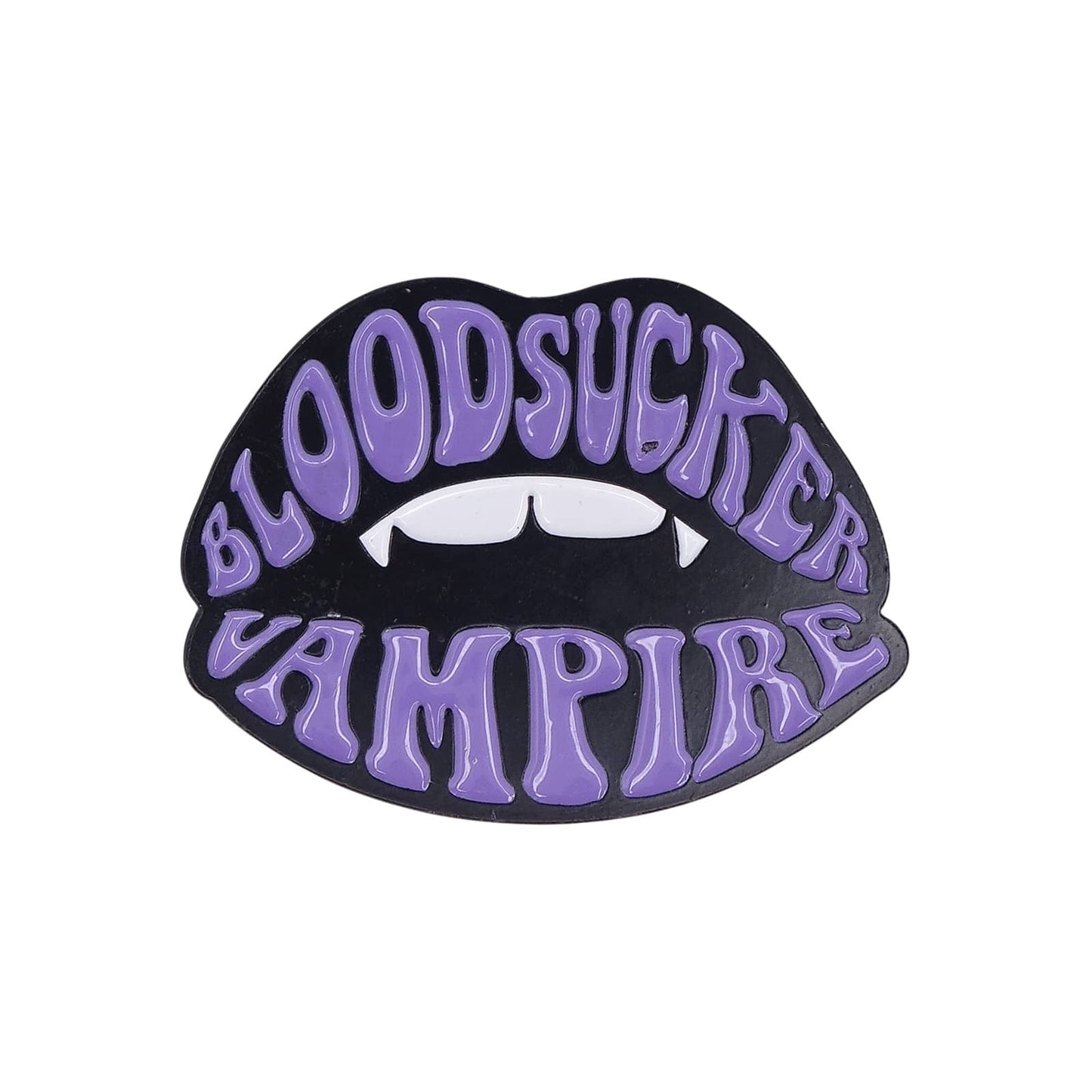 BLOODSUCKER VAMPIRE ピンズ ヴァンパイアの白いキバ ピンバッチ