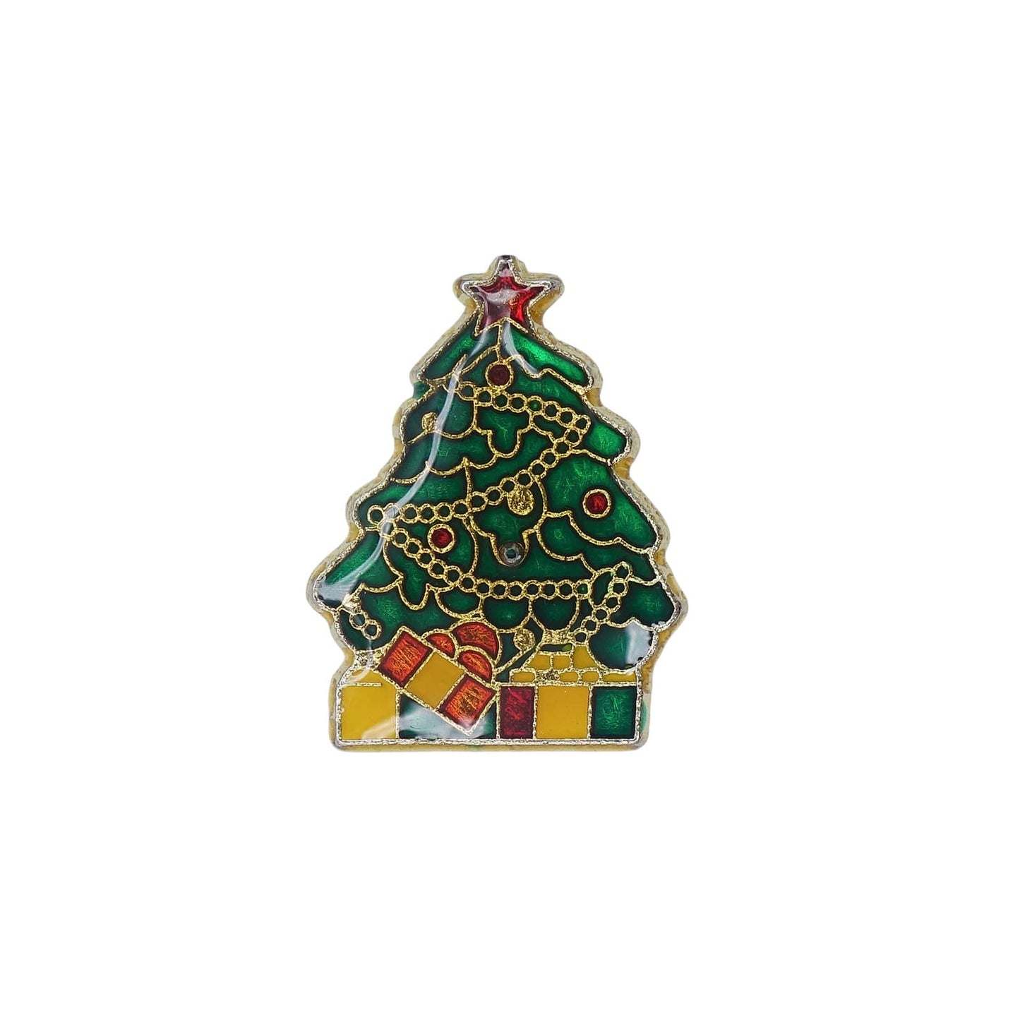クリスマスツリー ピンズ レトロ ピンバッチ