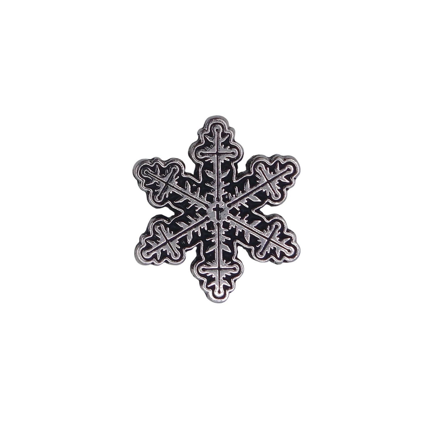 雪の結晶 ピンズ 十字
