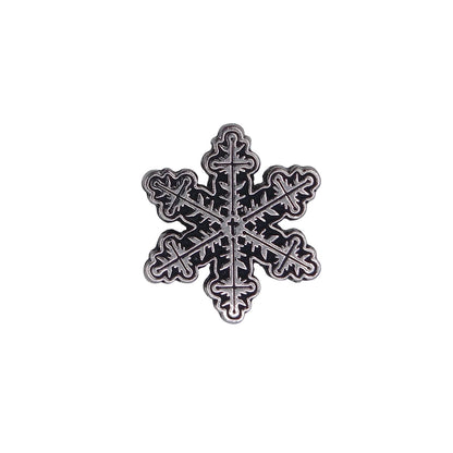 雪の結晶 ピンズ 十字