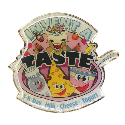 3-A-Day ミルク チーズ ヨーグルト ピンズ INVENT A TASTE キャンページ ピンバッチ