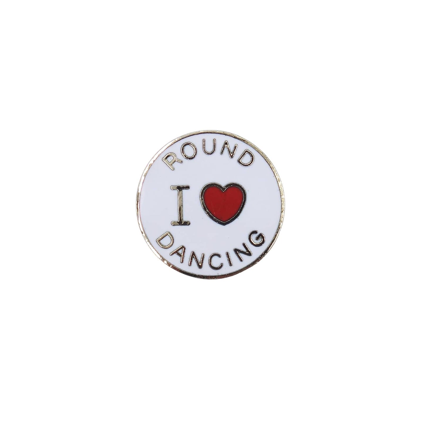 I LOVE ハート ROUND DANCING ピンズ