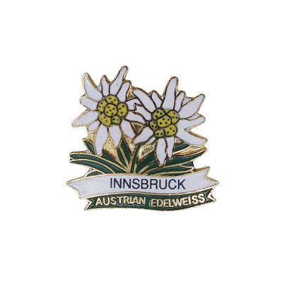 INNSBRUCK オーストリア インスブルック ピンズ 花 エーデルワイス チロル ピンバッジ