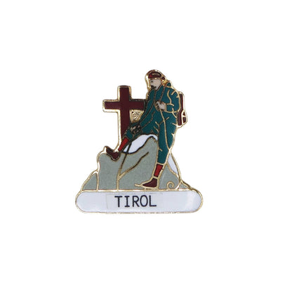 TIROL チロル ピンズ 山頂の十字架 登山 ピンバッチ nord email