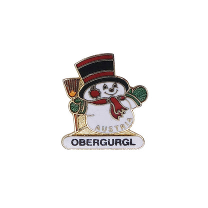 OBERGURGL オーストリア オーバーグルグル ピンズ 雪だるま