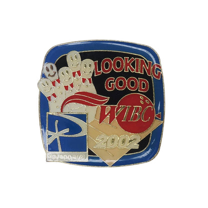 WIBC ボウリング ピンズ LOOKING GOOD ピンバッチ
