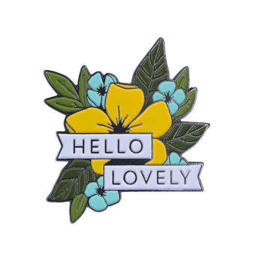 HELLO LOVELY ピンズ 花 ピンバッチ