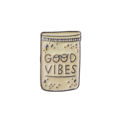 GOOD VIBES 瓶型 ピンズ ピンバッチ